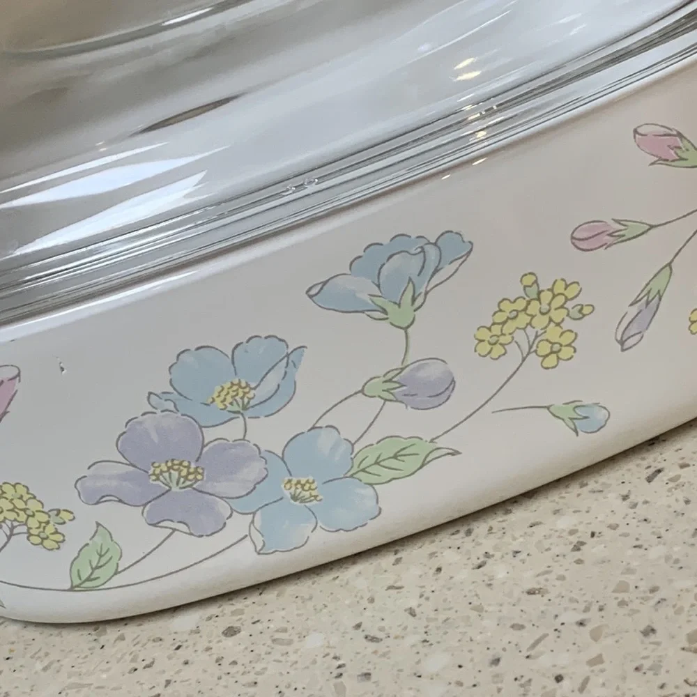 Pastel Bouquet Bakeware by CorningWare A-2-B 2 liter